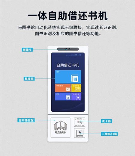 壁掛式自助借還書(shū)機(jī)